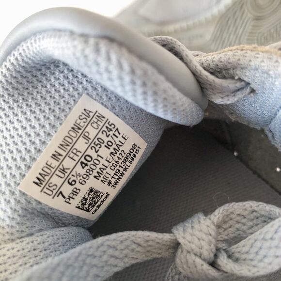 2017 Adidas Yeezy Powerphase Calabasas Grey Gray CG6422 Rare Sz 7 - Picture 8 of 8